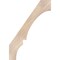 Ekena Millwork 3 1/2"W x 28"D x 40"H Balboa Smooth Knee Brace, Douglas Fir BRC04X28X40BOA00SDF - alternate 2